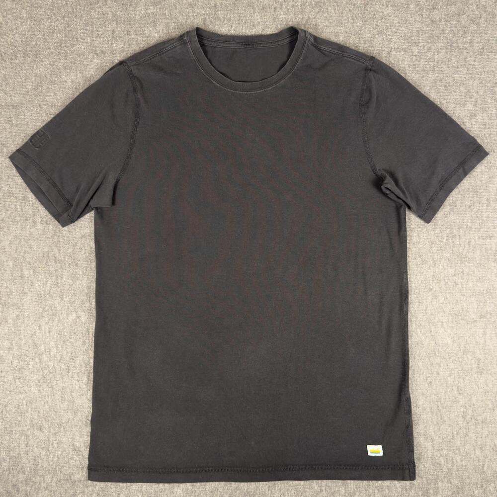 Vuori Tuvalu Tee Mens Medium Black Jersey Crewneck V101 Short Sleeve T-Shirt